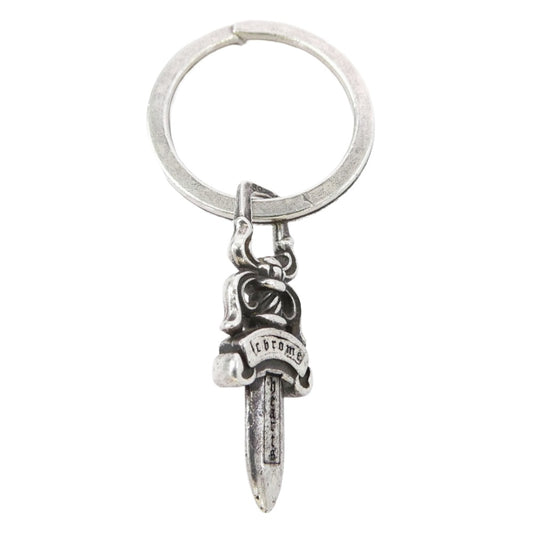 CHROME HEARTS クロムハーツ（原本無） #5 DAGGER ダガー キーリング シルバー系【中古】