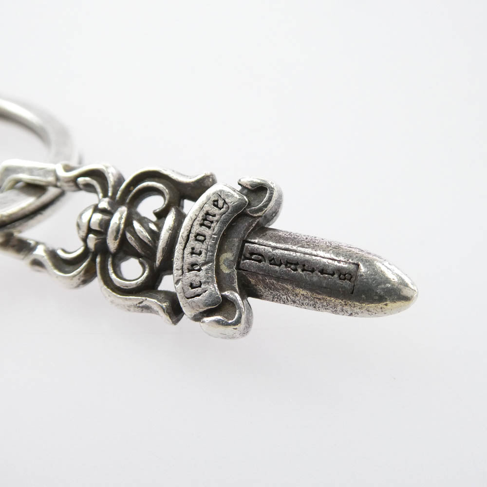 CHROME HEARTS クロムハーツ（原本無） #5 DAGGER ダガー キーリング シルバー系【中古】