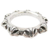 CHROME HEARTS クロムハーツ（原本無） CROSS BAND クロスバンド リング シルバー系 19号【中古】