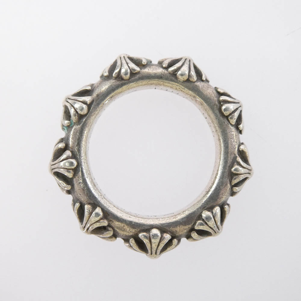 CHROME HEARTS クロムハーツ（原本無） CROSS BAND クロスバンド リング シルバー系 19号【中古】