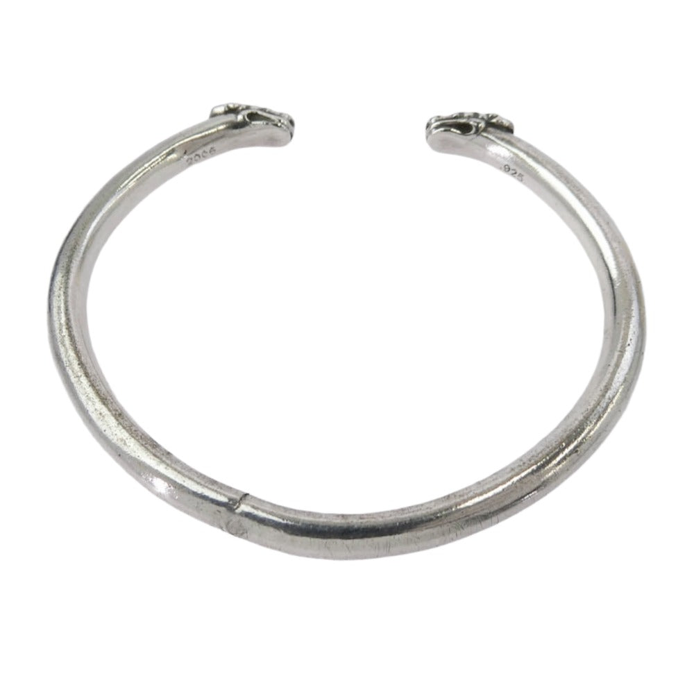 CHROME HEARTS クロムハーツ（原本無） BANGLE DOUBLE DOG ダブルドッグ バングル ブレスレット シルバー系【中古】