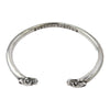 CHROME HEARTS クロムハーツ（原本無） BANGLE DOUBLE DOG ダブルドッグ バングル ブレスレット シルバー系【中古】