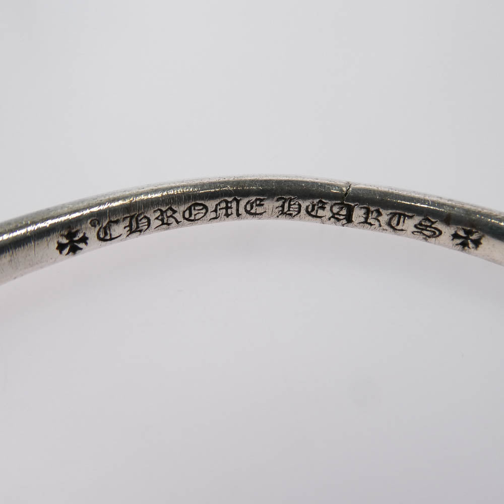 CHROME HEARTS クロムハーツ（原本無） BANGLE DOUBLE DOG ダブルドッグ バングル ブレスレット シルバー系【中古】