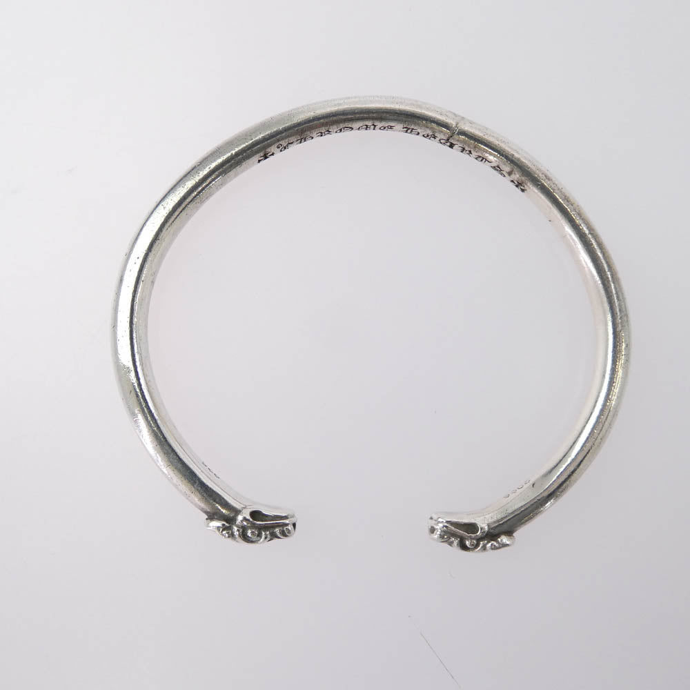 CHROME HEARTS クロムハーツ（原本無） BANGLE DOUBLE DOG ダブルドッグ バングル ブレスレット シルバー系【中古】