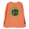 モダクト HARD CORE ハードコア クルーネック 長袖 Tシャツ カットソー オレンジ系 XL【中古】