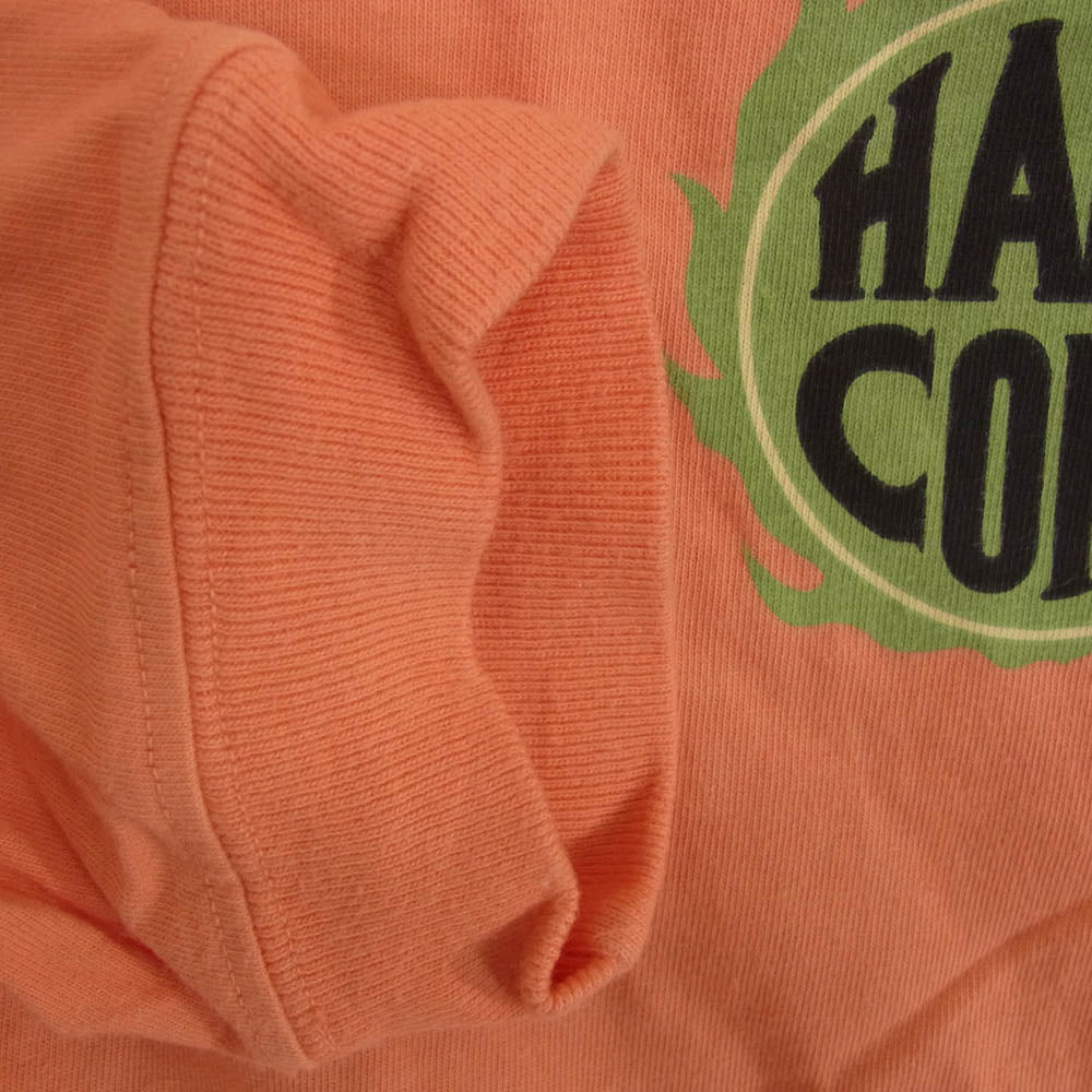 モダクト HARD CORE ハードコア クルーネック 長袖 Tシャツ カットソー オレンジ系 XL【中古】