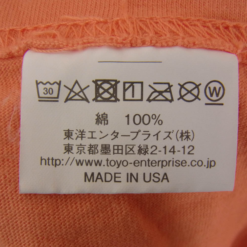 モダクト HARD CORE ハードコア クルーネック 長袖 Tシャツ カットソー オレンジ系 XL【中古】