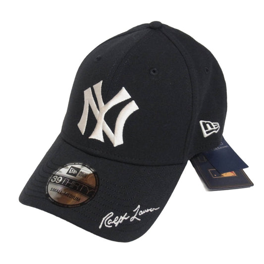 POLO RALPH LAUREN ポロ・ラルフローレン H251MLB05 New York Yankees ニューヨークヤンキース ロゴ刺繍 ベースボール キャップ ダークネイビー系 S/M【極上美品】【中古】