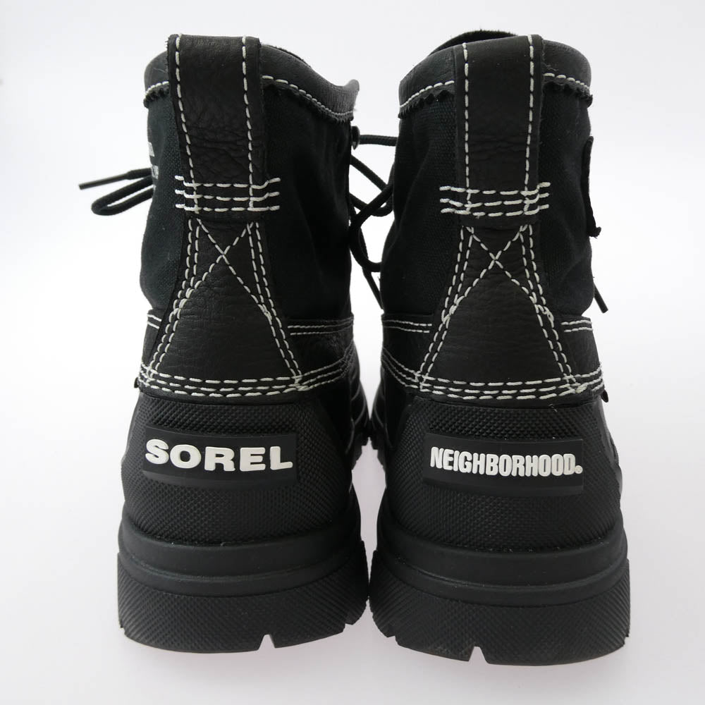 NEIGHBORHOOD ネイバーフッド 25AW 2525959N-FWM01 NH X SOREL ソレル DAYSTORM HORIZON GTX デイストーム ホライゾン ゴアテックス ウィンターブーツ スニーカー ブラック系 25cm【美品】【中古】