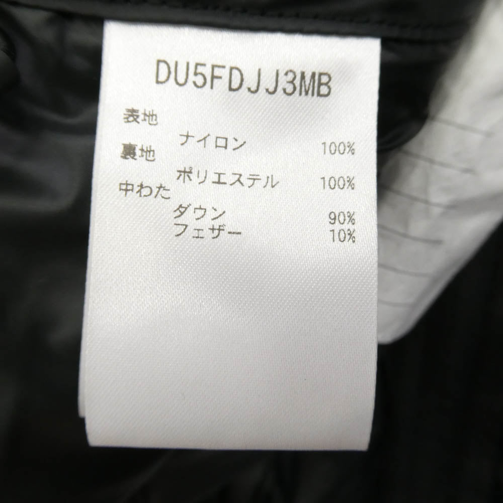 DESCENTE デサント DU5FDJJ3MB JJJJound ジョウンド ALLTERRAIN オルテライン PERTEX パーテックス フーデッド ダウンジャケット ブラック系 S【極上美品】【中古】