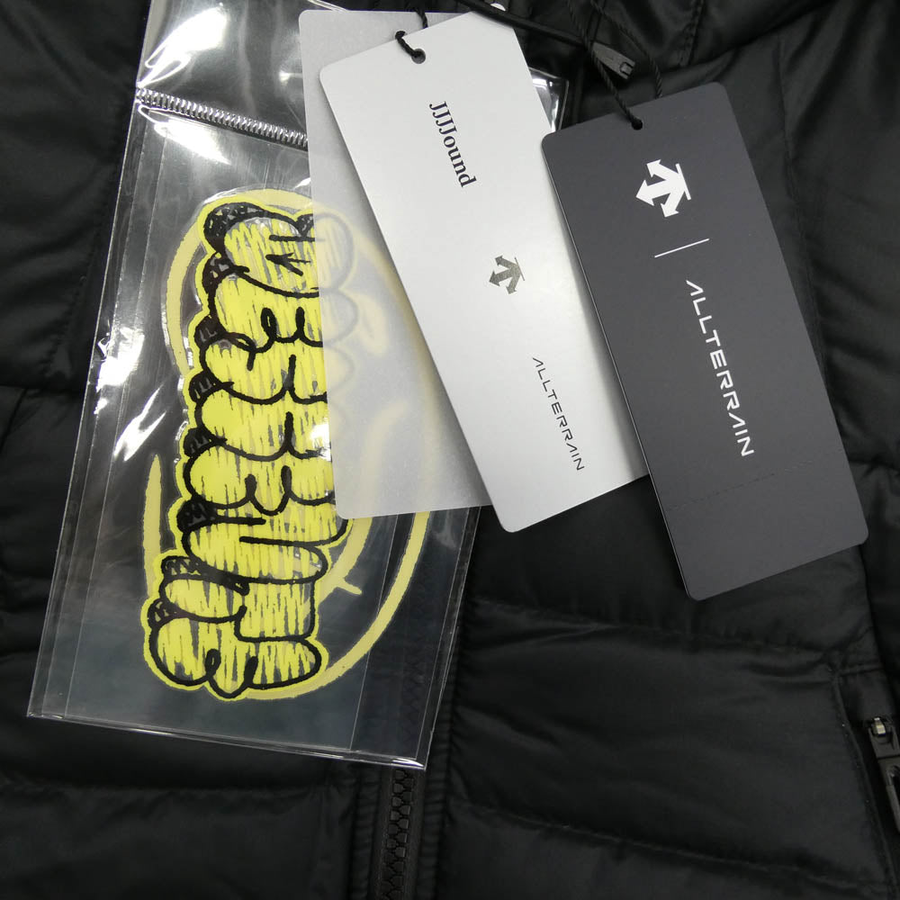 DESCENTE デサント DU5FDJJ3MB JJJJound ジョウンド ALLTERRAIN オルテライン PERTEX パーテックス フーデッド ダウンジャケット ブラック系 S【極上美品】【中古】