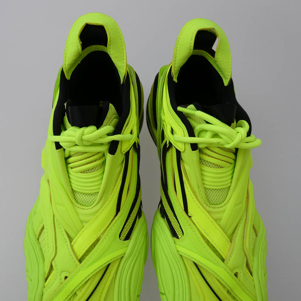 BALENCIAGA バレンシアガ 617517 W2UA1 TYREX タイレックス ローカット スニーカー FULO YELLOW 蛍光イエロー系 24cm【極上美品】【中古】