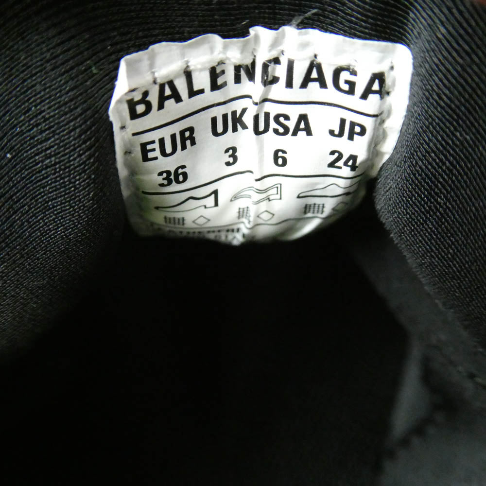 BALENCIAGA バレンシアガ 617517 W2UA1 TYREX タイレックス ローカット スニーカー FULO YELLOW 蛍光イエロー系 24cm【極上美品】【中古】