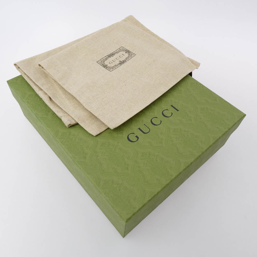 GUCCI グッチ 670393 ホースビット チェーン装飾 サイドゴア チェルシーブーツ ブラック系 34.5【新古品】【未使用】【中古】