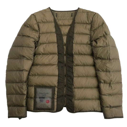 テンシー DOWN LINER ダウンライナー カーディガン ジャケット ブラウン系 50【中古】