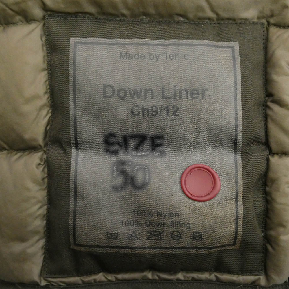 テンシー DOWN LINER ダウンライナー カーディガン ジャケット ブラウン系 50【中古】