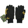 A BATHING APE アベイシングエイプ 1E801823023 1ST CAMO BOA GLOVES ファースト カモ ボア グローブ 猿ワッペン付 手袋 ブラック系 ブラウン系 M【新古品】【未使用】【中古】