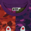 A BATHING APE アベイシングエイプ 1F30113006 MIXCAMO SHARK CRAZYWIDE SWEAT ミックスカモ シャーク クレイジー クルーネック スウェット マルチカラー系 XL【極上美品】【中古】