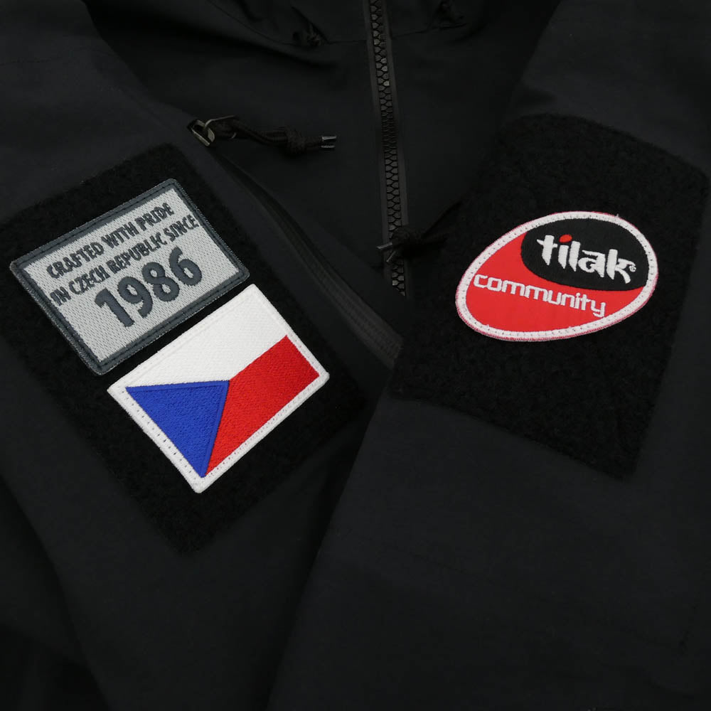 TILAK ティラック GORE-TEX Raptor MiG Jacket ゴアテックス ラプター ミグ ナイロン ジャケット ブラック系 M【中古】