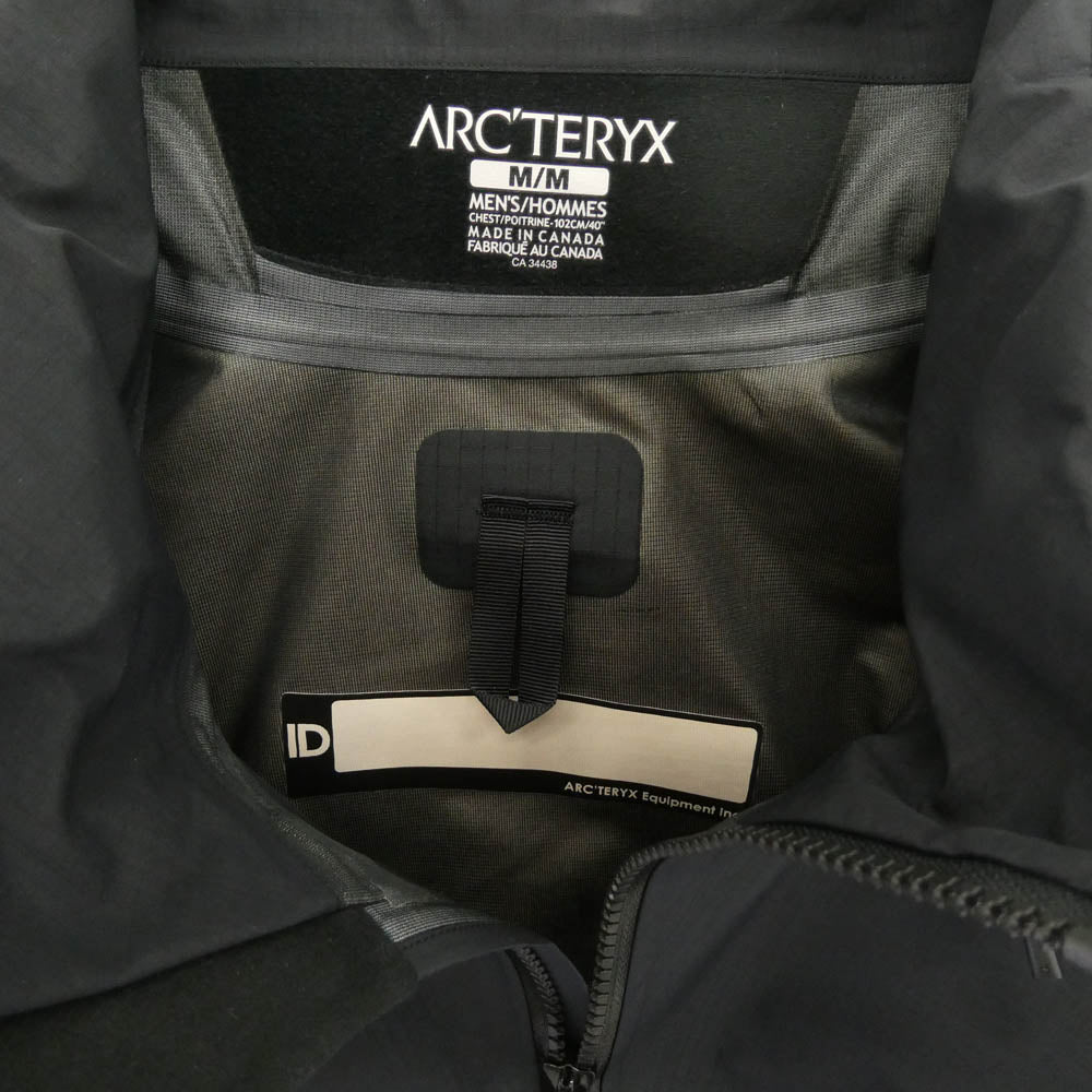 ARC'TERYX アークテリクス 18AW 18863 LEAF ALPHA JACKET GEN2 後期 カナダ製 リーフ アルファ ジャケット ゴアテックス ジャケット ブラック系 M【中古】