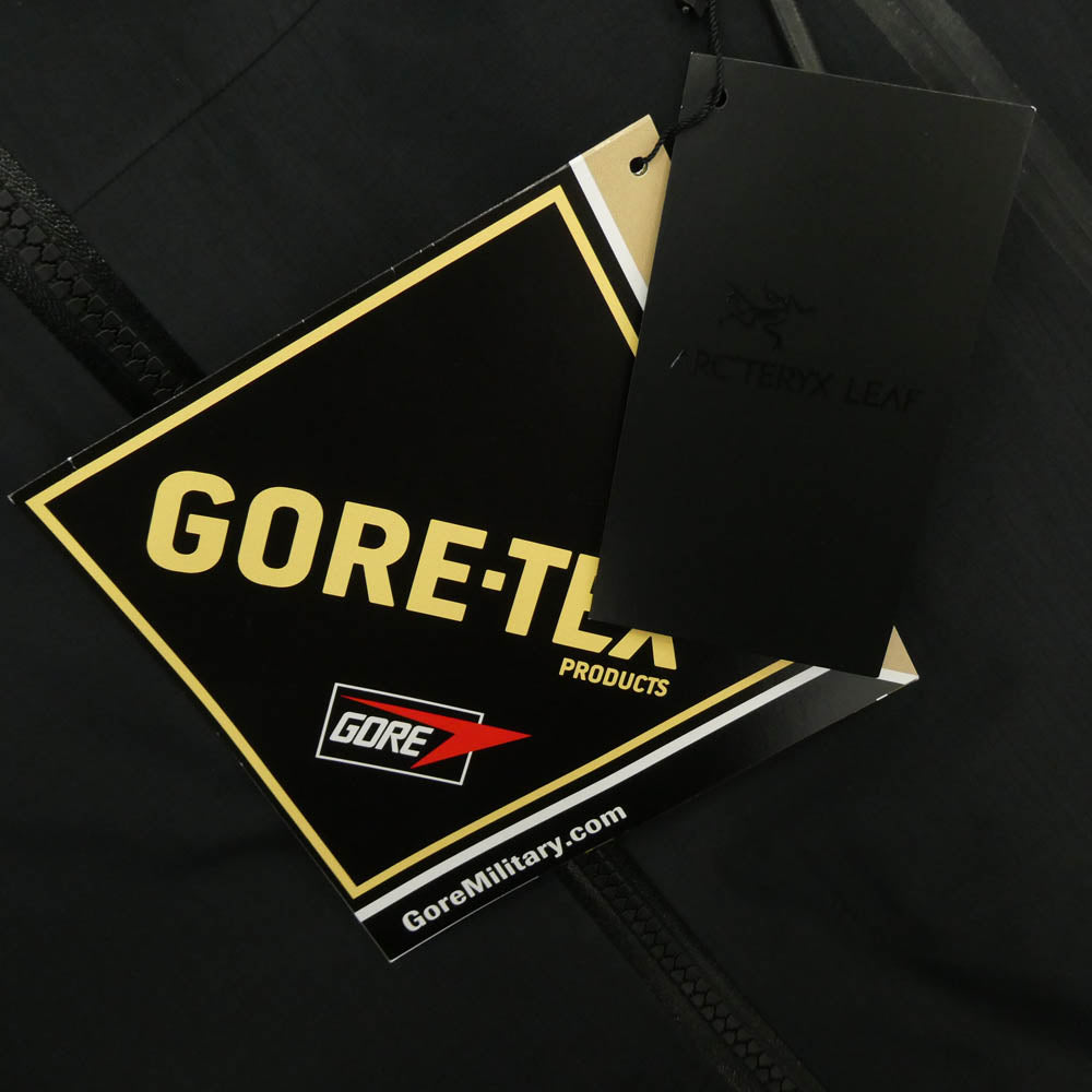 ARC'TERYX アークテリクス 18AW 18863 LEAF ALPHA JACKET GEN2 後期 カナダ製 リーフ アルファ ジャケット ゴアテックス ジャケット ブラック系 M【中古】
