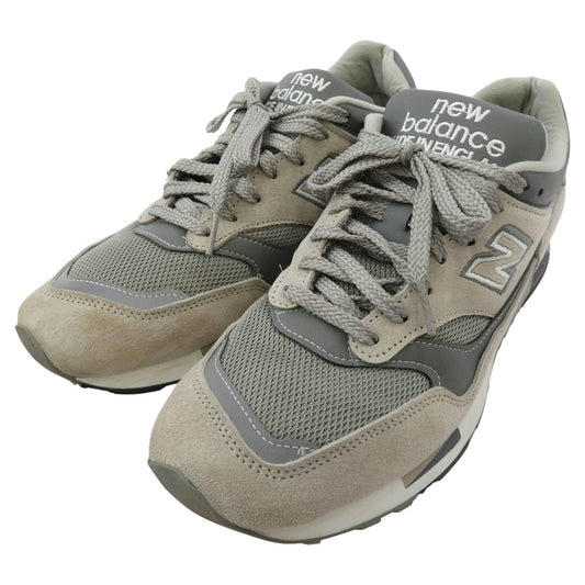 NEW BALANCE ニューバランス M1500PGL スエード メッシュ ローカット スニーカー グレー系 27.5cm【中古】