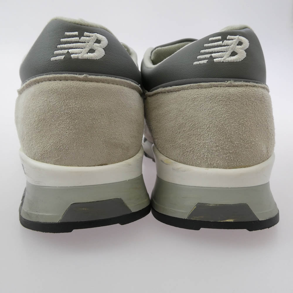 NEW BALANCE ニューバランス M1500PGL スエード メッシュ ローカット スニーカー グレー系 27.5cm【中古】