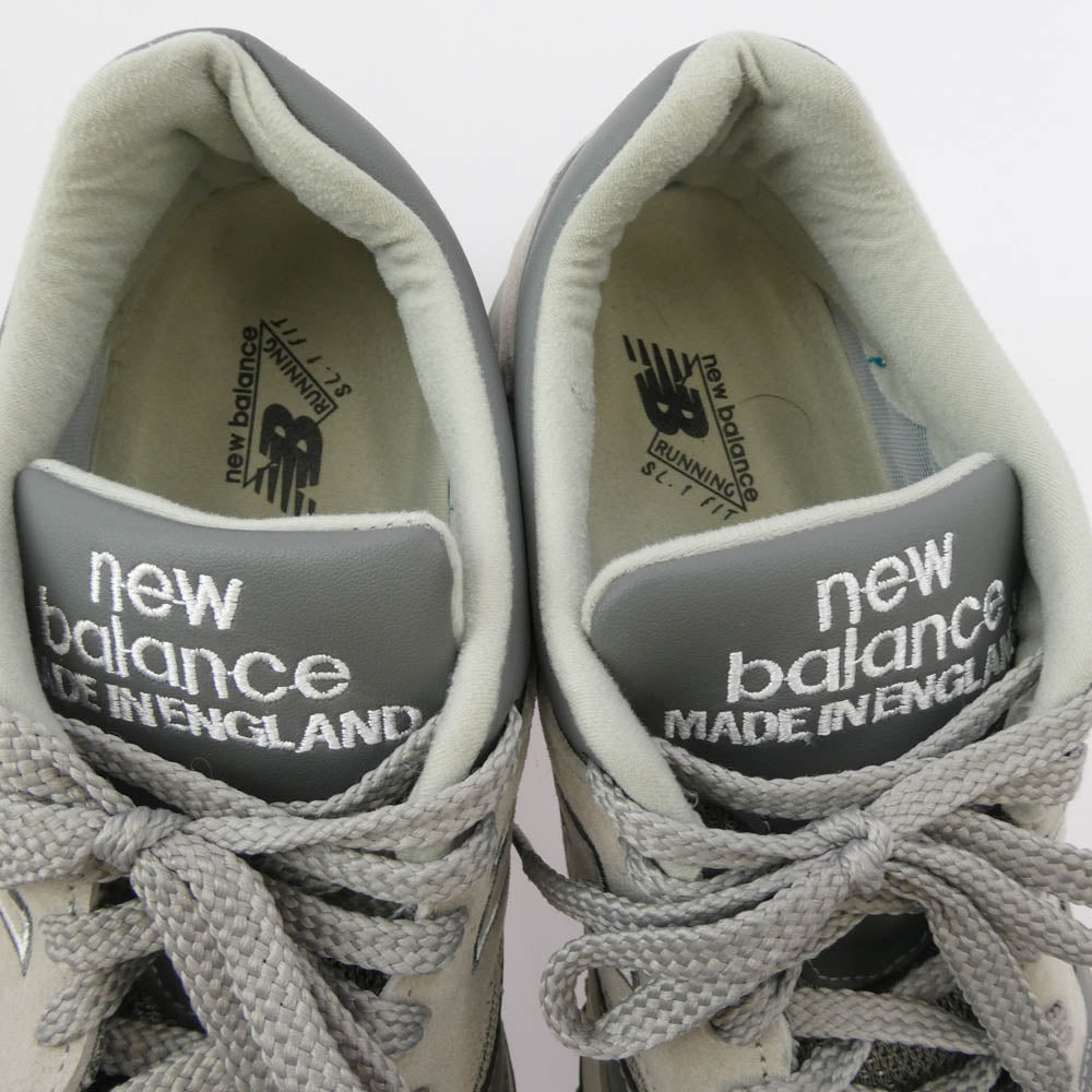 NEW BALANCE ニューバランス M1500PGL スエード メッシュ ローカット スニーカー グレー系 27.5cm【中古】