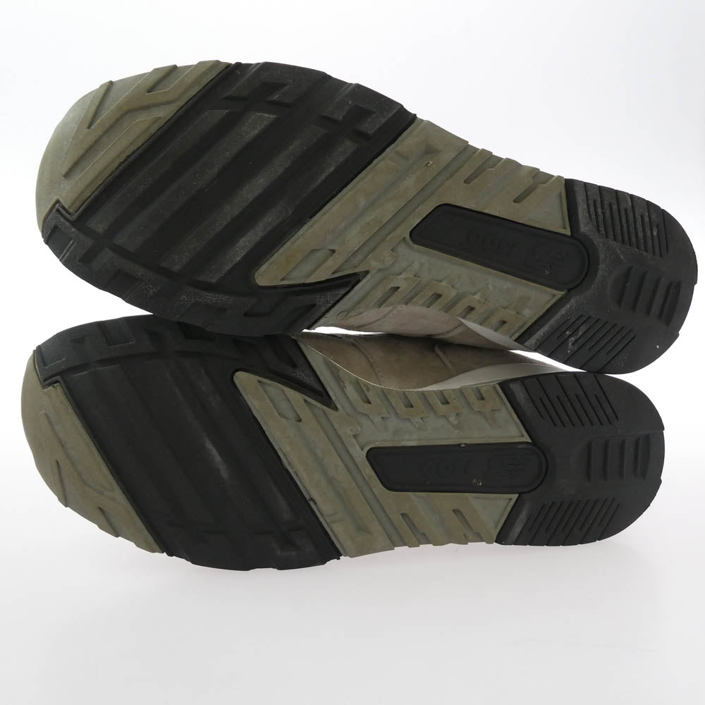NEW BALANCE ニューバランス M1500PGL スエード メッシュ ローカット スニーカー グレー系 27.5cm【中古】
