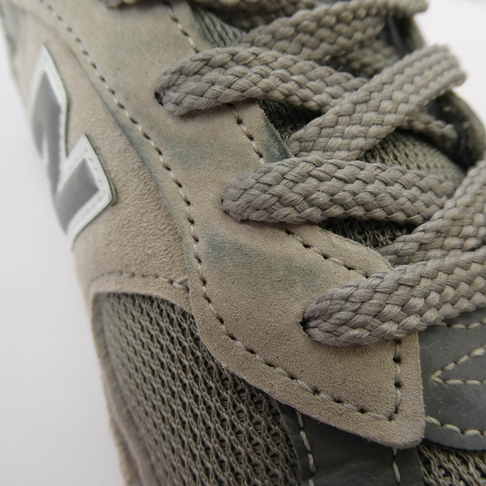 NEW BALANCE ニューバランス M991GL 991 グレー ローカット スニーカー グレー系 27.5cm【中古】