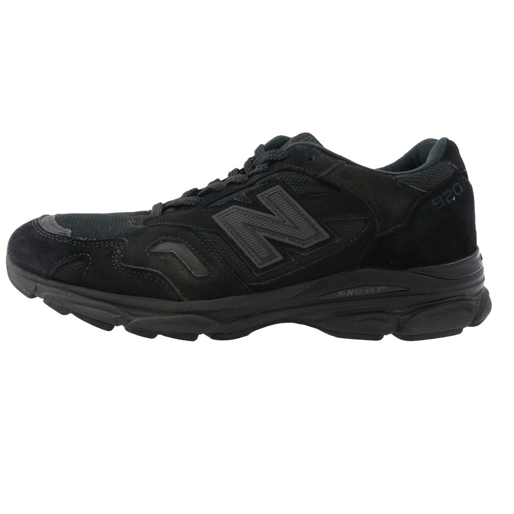 NEW BALANCE ニューバランス M920BLK 920 スエード ローカット スニーカー ブラック系 US10【中古】