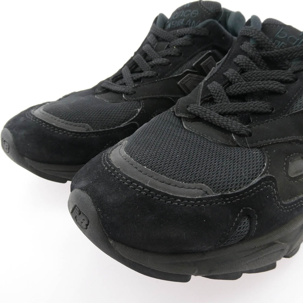 NEW BALANCE ニューバランス M920BLK 920 スエード ローカット スニーカー ブラック系 US10【中古】