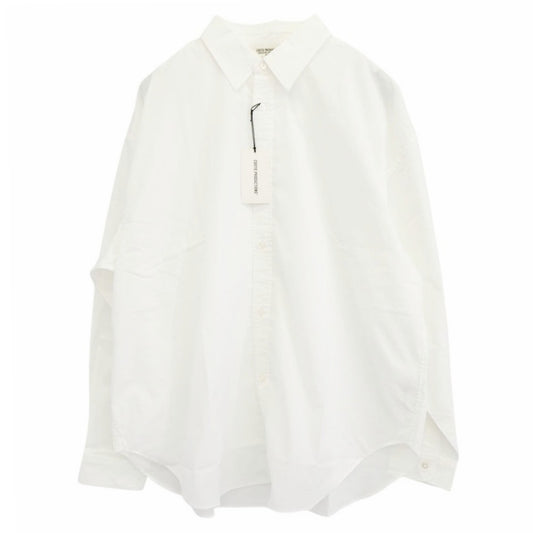 COOTIE クーティー 23SS CTE-23S405 Comfortable Broad L/S Shirt コンフォータブル ブロード 長袖 シャツ ホワイト ホワイト系 M【極上美品】【中古】