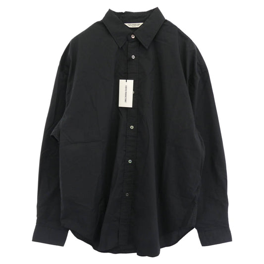COOTIE クーティー 23SS CTE-23S405 Comfortable Broad L/S Shirt コンフォータブル ブロード 長袖 シャツ ブラック ブラック系 M【極上美品】【中古】