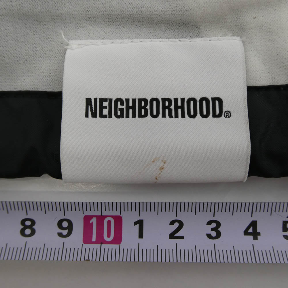 NEIGHBORHOOD ネイバーフッド 23SS 231TSNH-JKM01 WINDBREAKER JACKET ロゴプリント ウィンドブレーカー コーチジャケット ブラック系 M【中古】