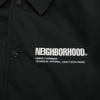 NEIGHBORHOOD ネイバーフッド 23SS 231TSNH-JKM01 WINDBREAKER JACKET ロゴプリント ウィンドブレーカー コーチジャケット ブラック系 M【中古】