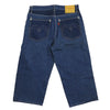 Levi's リーバイス A1098-0001 RED レッド CROPPED WIDE LEG クロップド ワイド デニム パンツ インディゴブルー系 34【中古】
