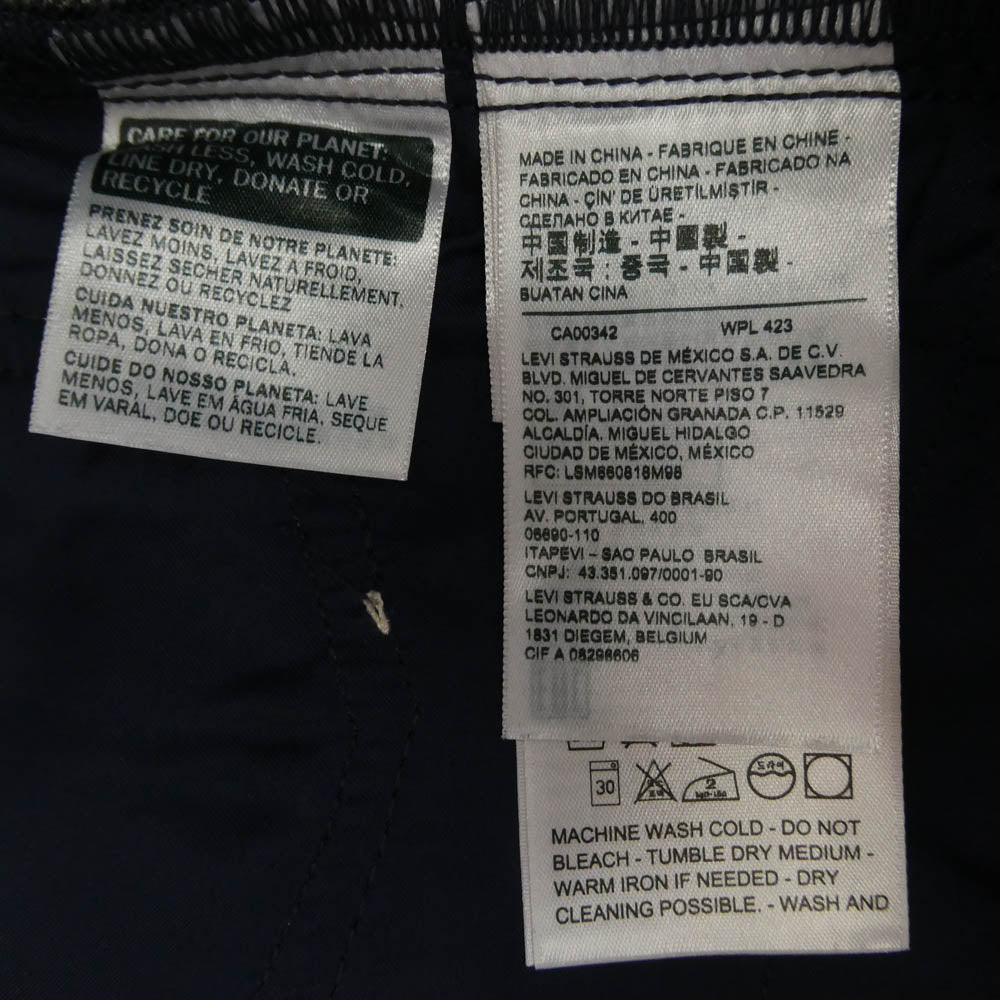 Levi's リーバイス A1098-0001 RED レッド CROPPED WIDE LEG クロップド ワイド デニム パンツ インディゴブルー系 34【中古】