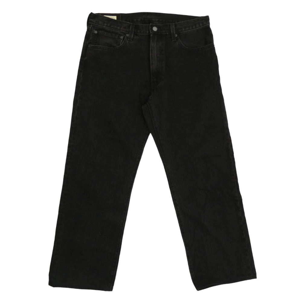 Levi's リーバイス 000LO-0002 PREMIUM 555 リラックス ストレート デニム パンツ W34 ブラック系 W34 L32【中古】