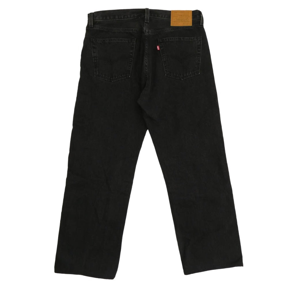 Levi's リーバイス 000LO-0002 PREMIUM 555 リラックス ストレート デニム パンツ W34 ブラック系 W34 L32【中古】