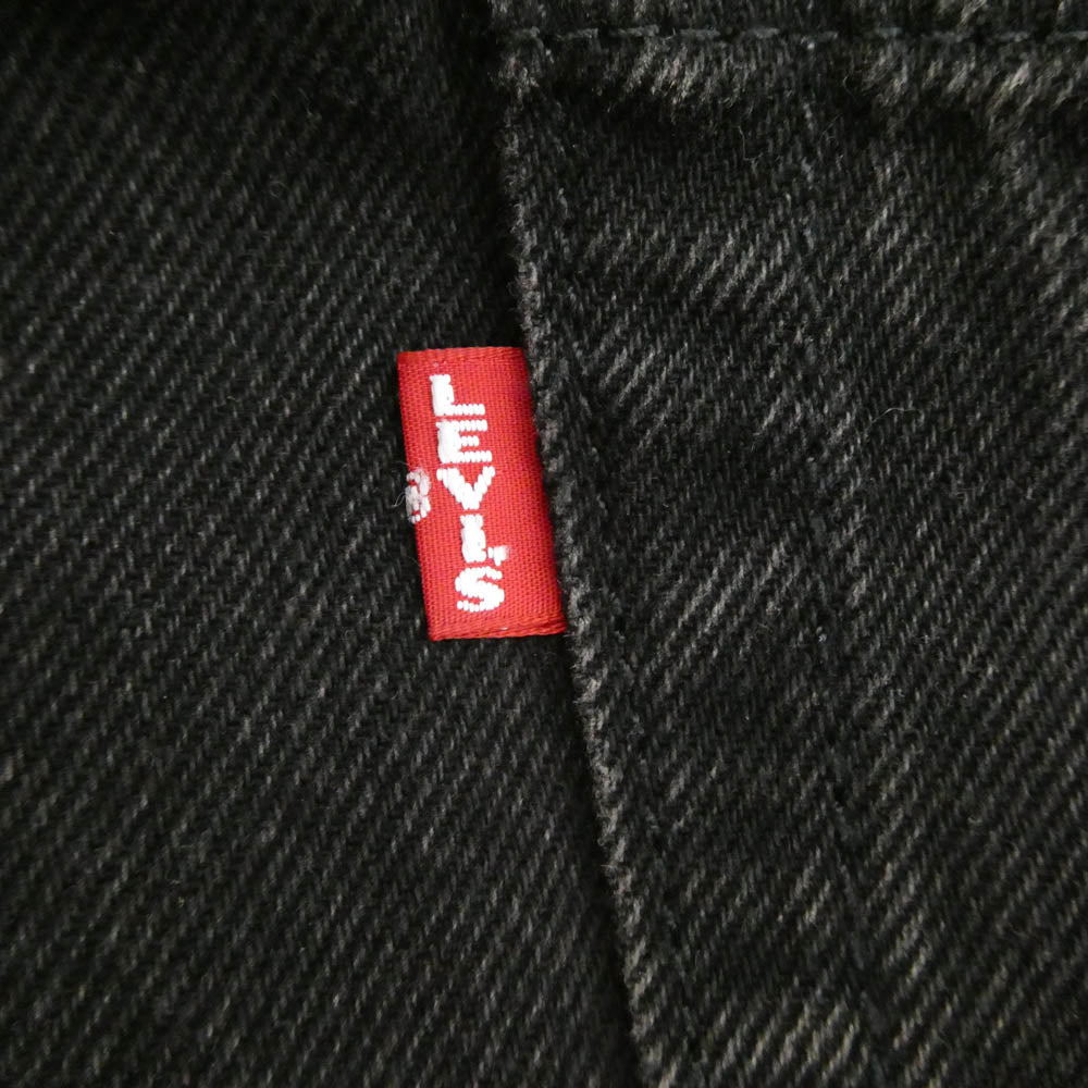 Levi's リーバイス 000LO-0002 PREMIUM 555 リラックス ストレート デニム パンツ W34 ブラック系 W34 L32【中古】