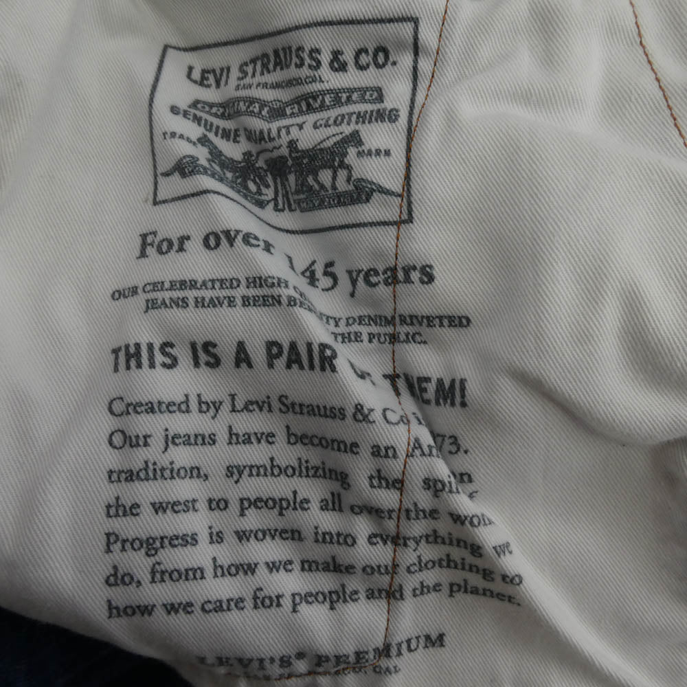 Levi's リーバイス A2696-0001 RED レッド LOOSE TAPER TROUSER ルーズ テーパー トラウザー デニム パンツ インディゴブルー系 W33 L32【中古】