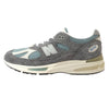 NEW BALANCE ニューバランス U991KH2 × KITH キス 991V2 アスファルト スニーカー【フェイクバスターズ鑑定済み】 グレー系 ブルー系 US10.5【新古品】【未使用】【中古】