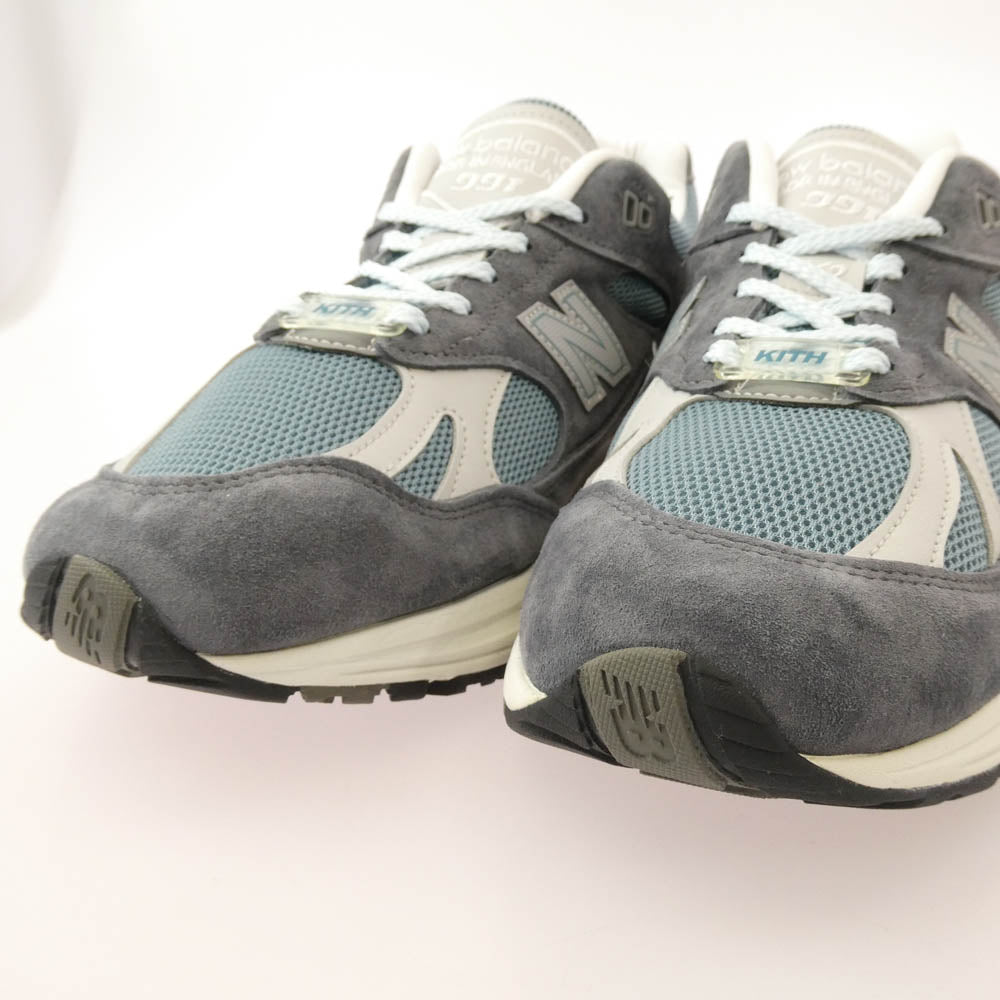 NEW BALANCE ニューバランス U991KH2 × KITH キス 991V2 アスファルト