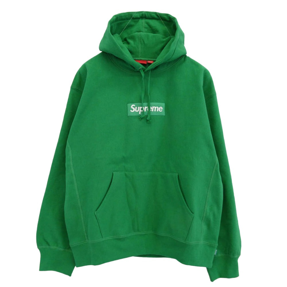 Supreme シュプリーム 24AW Box Logo Hooded Sweatshirt ボックス ロゴ フーデッド スウェットシャツ パーカー Green グリーン系 L【新古品】【未使用】【中古】