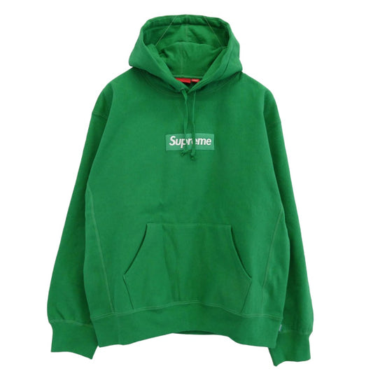 Supreme シュプリーム 24AW Box Logo Hooded Sweatshirt ボックス ロゴ フーデッド スウェットシャツ パーカー Green グリーン系 L【新古品】【未使用】【中古】
