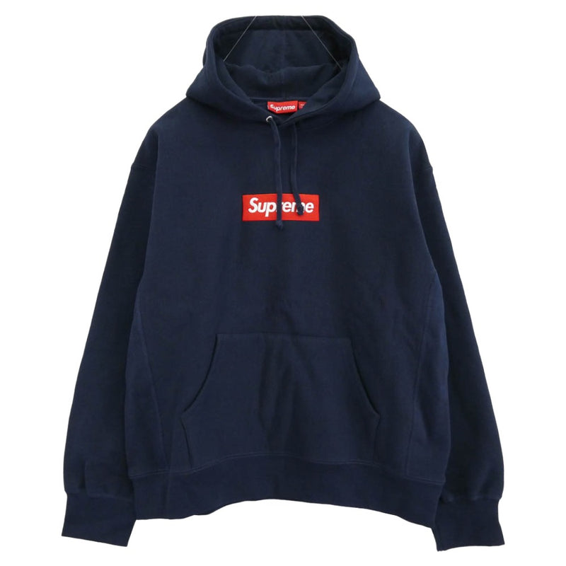 Supreme シュプリーム 24AW Box Logo Hooded Sweatshirt ボックス ロゴ フーデッド スウェットシャツ パーカー Navy ネイビー系 L【新古品】【未使用】【中古】