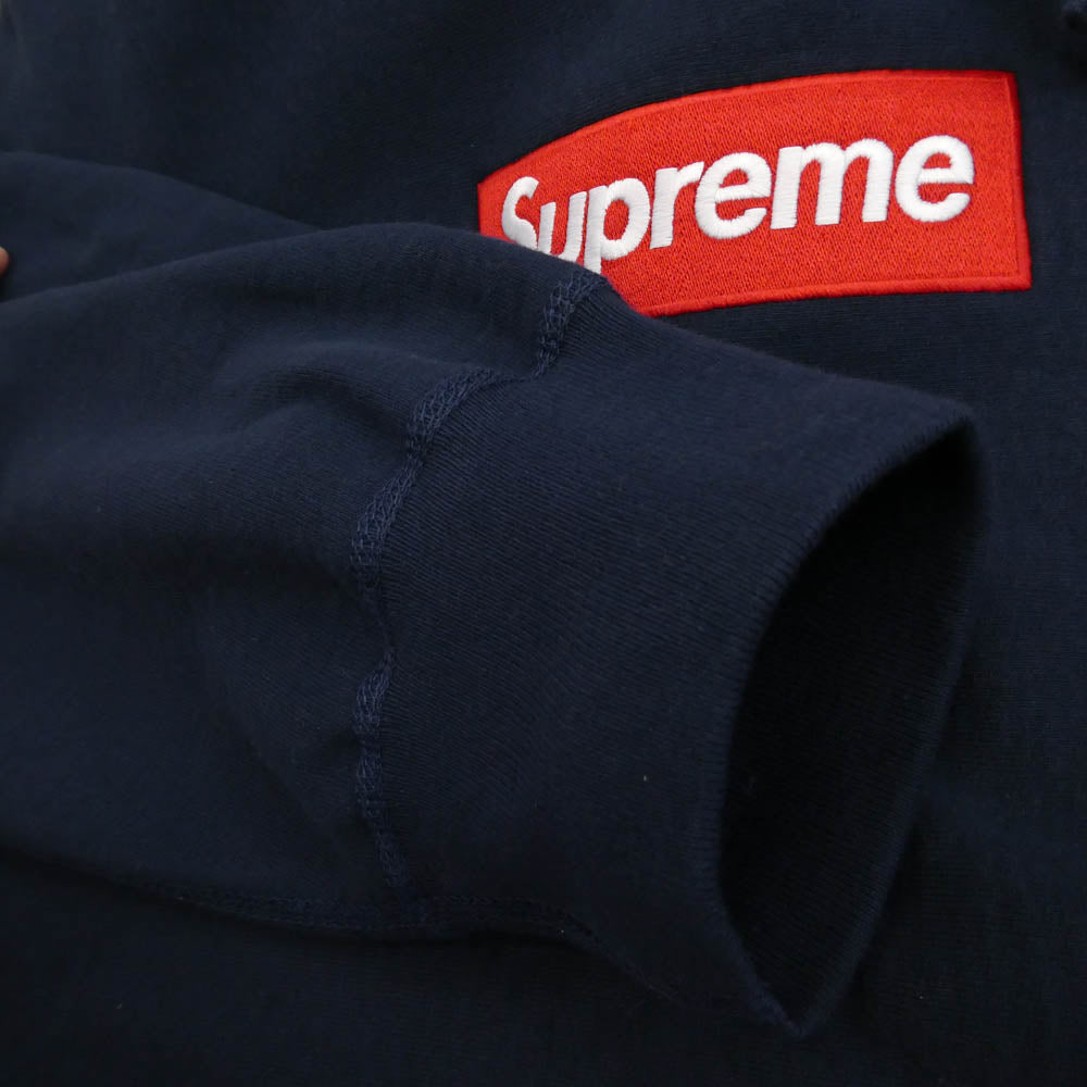 Supreme シュプリーム 24AW Box Logo Hooded Sweatshirt ボックス ロゴ フーデッド スウェットシャツ パーカー Navy ネイビー系 L【新古品】【未使用】【中古】