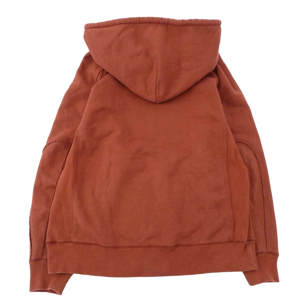 SUGARHILL シュガーヒル 23SS 23SSSW01 Attached Hoodie Old Orange アタッチド プルオーバー フーディー パーカー オレンジ系 2【中古】