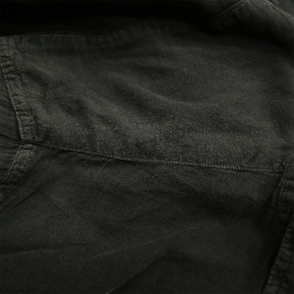 Frank&Eileen フランクアンドアイリーン LUKE Poplin Shirts ルーク ポプリン シャツ 長袖シャツ ブラック系 S【中古】